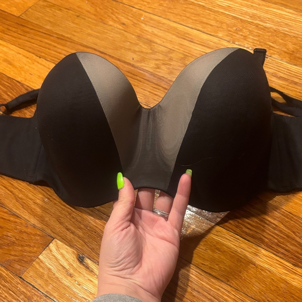 Black and Cream Contour adjustable Bra